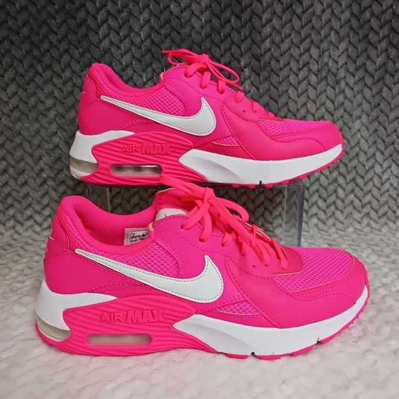 Nike Shoes - Nike Air Max Women’s Athletic Sneakers in Bright Pink with White Swoosh